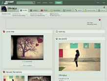 Tablet Screenshot of oliviale.deviantart.com