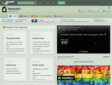 Tablet Screenshot of pachunka.deviantart.com