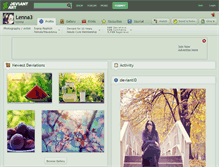 Tablet Screenshot of lenna3.deviantart.com