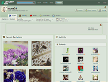 Tablet Screenshot of mona24.deviantart.com