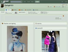 Tablet Screenshot of partygirl321.deviantart.com
