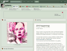 Tablet Screenshot of nonipony.deviantart.com