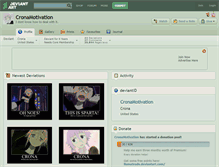 Tablet Screenshot of cronamotivation.deviantart.com