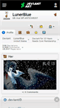 Mobile Screenshot of lunerblue.deviantart.com
