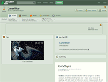 Tablet Screenshot of lunerblue.deviantart.com