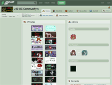 Tablet Screenshot of l4d-oc-community.deviantart.com