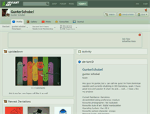 Tablet Screenshot of gunterschobel.deviantart.com