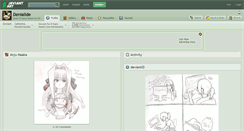 Desktop Screenshot of denialide.deviantart.com