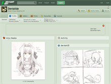 Tablet Screenshot of denialide.deviantart.com