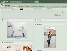 Tablet Screenshot of dashket.deviantart.com