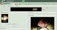 Desktop Screenshot of aboutdecember.deviantart.com