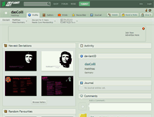 Tablet Screenshot of dascolli.deviantart.com