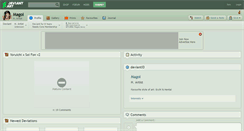 Desktop Screenshot of magoi.deviantart.com