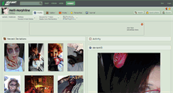 Desktop Screenshot of melii-morphiine.deviantart.com