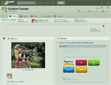 Tablet Screenshot of godaime-tsunade.deviantart.com