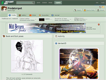 Tablet Screenshot of predatorspet.deviantart.com