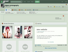 Tablet Screenshot of digiart-photography.deviantart.com