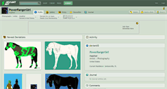 Desktop Screenshot of powerrangergirl.deviantart.com