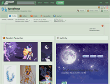 Tablet Screenshot of kawaiirose.deviantart.com