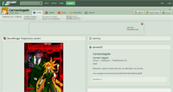 Desktop Screenshot of carmensegado.deviantart.com