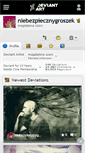 Mobile Screenshot of niebezpiecznygroszek.deviantart.com