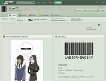 Tablet Screenshot of citizen17.deviantart.com