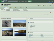 Tablet Screenshot of degenetron.deviantart.com