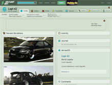 Tablet Screenshot of lopi-42.deviantart.com