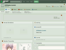 Tablet Screenshot of ichimaru-lovers.deviantart.com