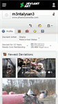 Mobile Screenshot of m3ntalysan3.deviantart.com