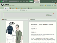 Tablet Screenshot of cetagrid.deviantart.com