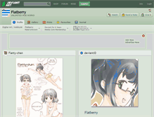 Tablet Screenshot of flatberry.deviantart.com