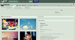 Desktop Screenshot of mikiceyes.deviantart.com