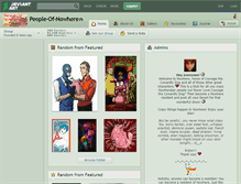 Tablet Screenshot of people-of-nowhere.deviantart.com