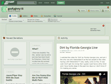 Tablet Screenshot of goofyginny18.deviantart.com