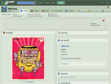 Tablet Screenshot of elbruno.deviantart.com