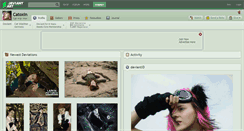 Desktop Screenshot of catoxin.deviantart.com