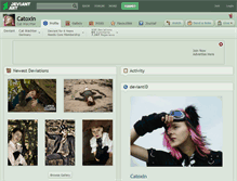 Tablet Screenshot of catoxin.deviantart.com