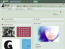 Tablet Screenshot of ge-nia.deviantart.com