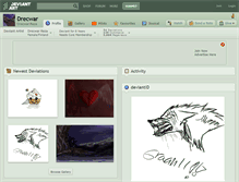 Tablet Screenshot of drecwar.deviantart.com