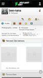 Mobile Screenshot of bee-nana.deviantart.com