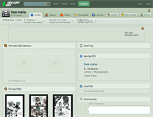 Tablet Screenshot of bee-nana.deviantart.com