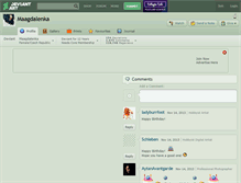 Tablet Screenshot of maagdalenka.deviantart.com