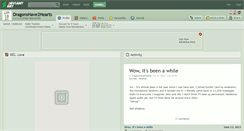 Desktop Screenshot of dragonshave2hearts.deviantart.com