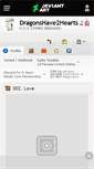 Mobile Screenshot of dragonshave2hearts.deviantart.com