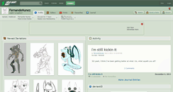 Desktop Screenshot of fernandonunez.deviantart.com