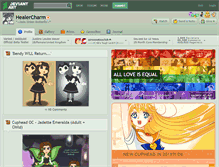 Tablet Screenshot of healercharm.deviantart.com