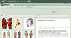 Desktop Screenshot of jackiehj.deviantart.com