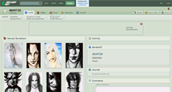 Desktop Screenshot of domi126.deviantart.com