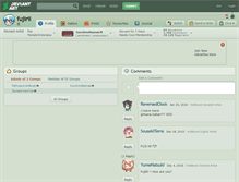 Tablet Screenshot of fujirii.deviantart.com